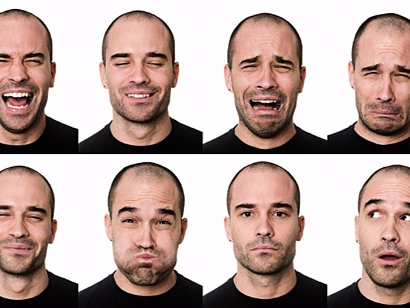 Facial expressions crop